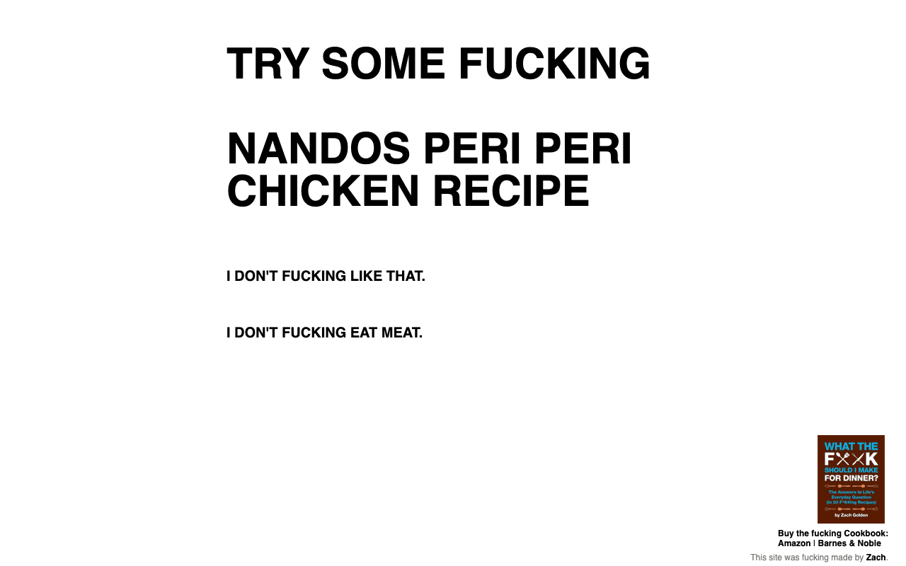 Image of What Should I Make for Dinner?
