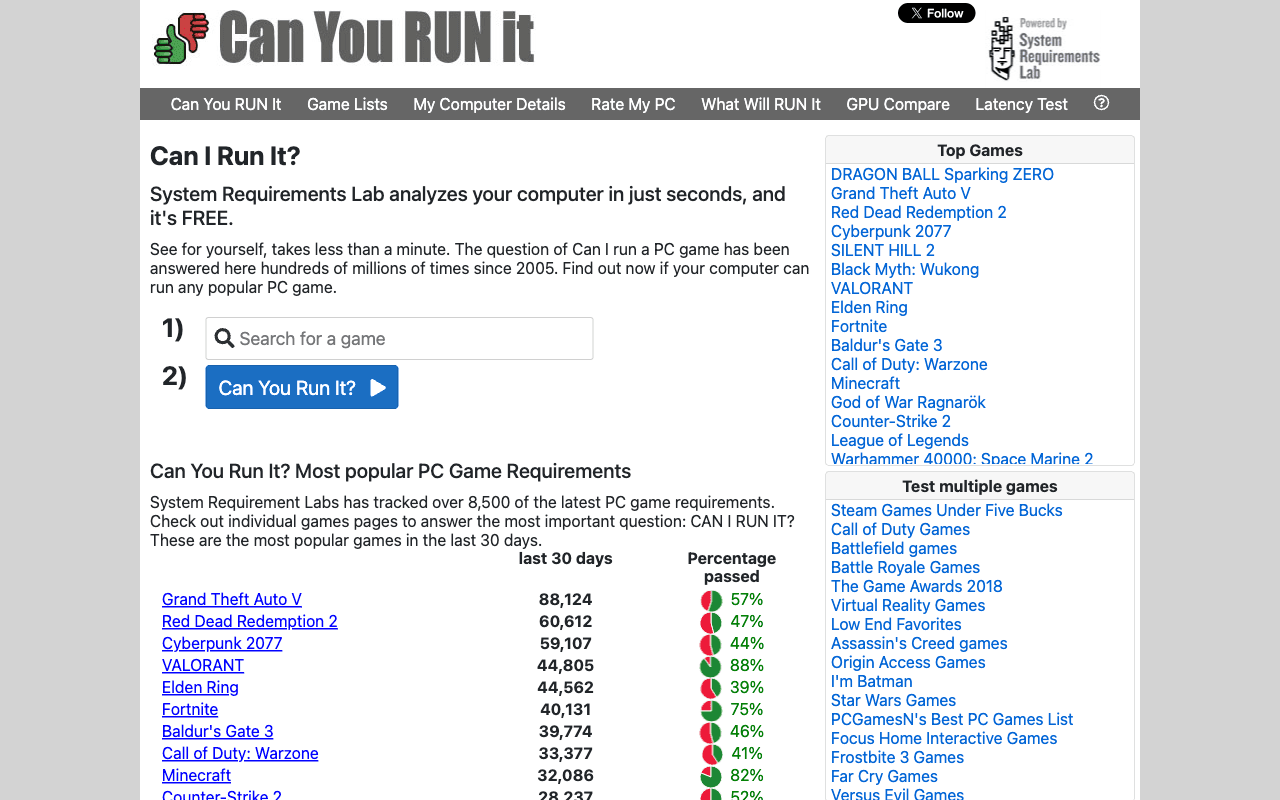 Image of Can You RUN It?